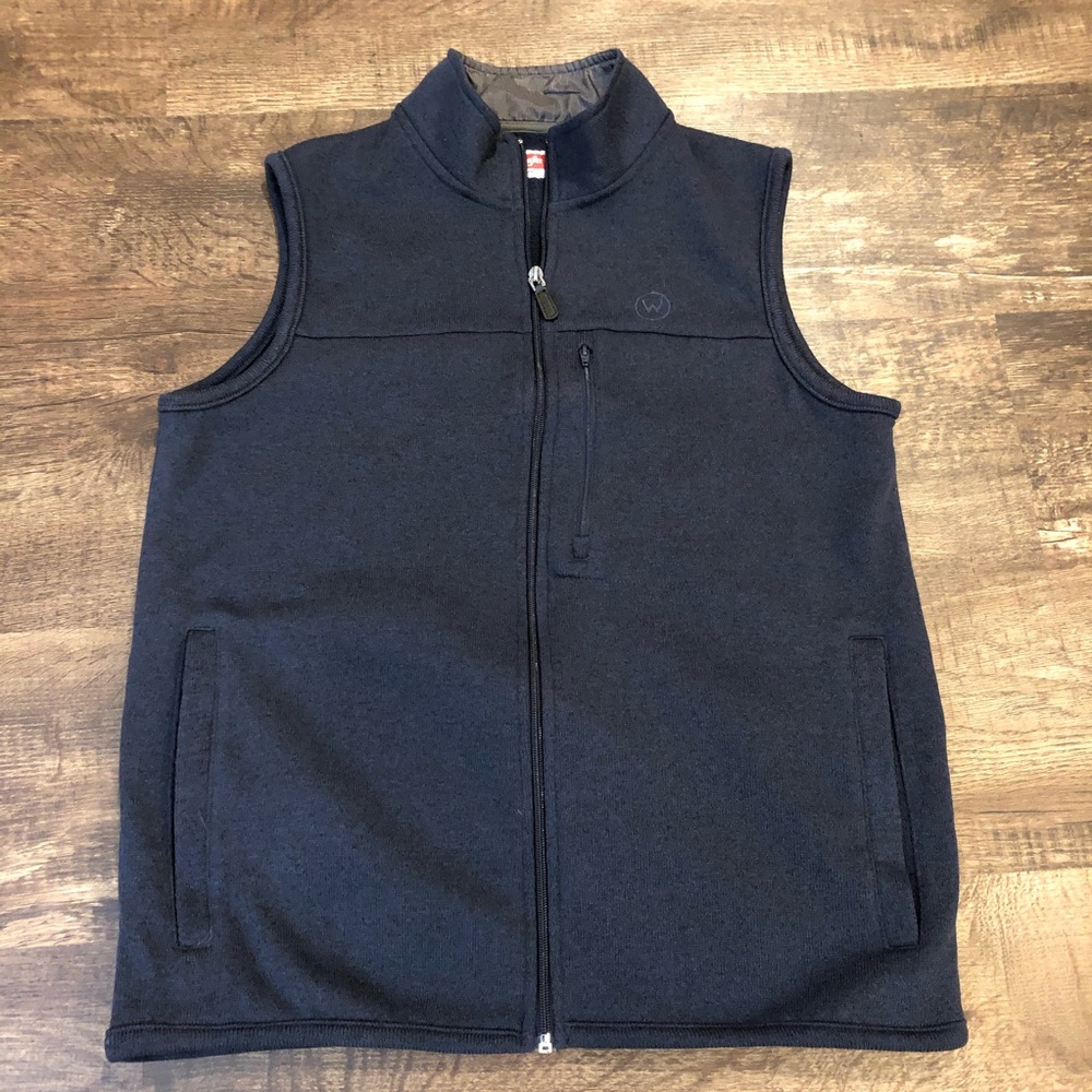 Wrangler Blue Lightweight Vest 100% Polyester